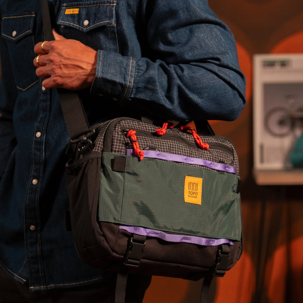 Topo Designs Mountain Cross Bag 17L