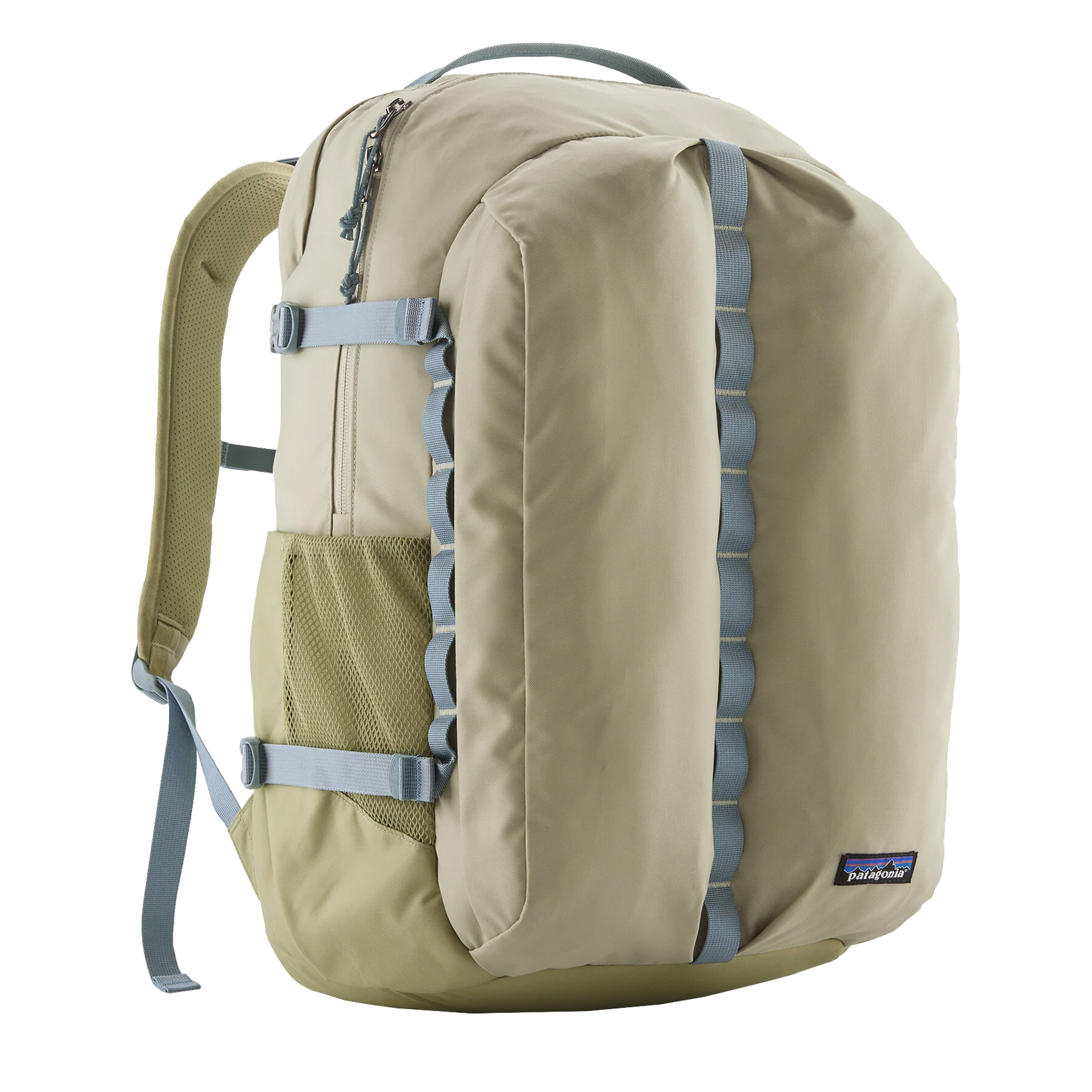 all white patagonia backpack Atom Sling 8L Birch Tidal Teal This soft Patagonia Refugio Daypack 32L