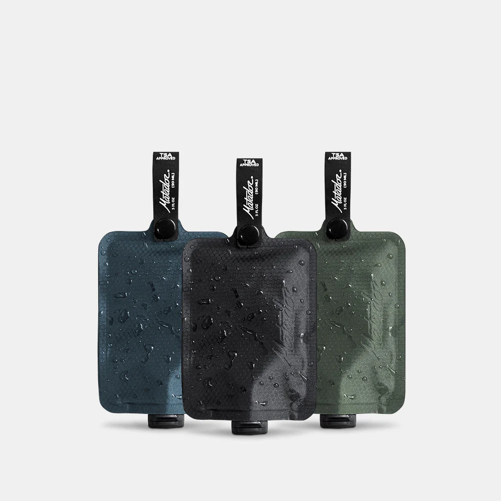 Matador FlatPak™ 90 ml Toiletry Bottle Pack X3