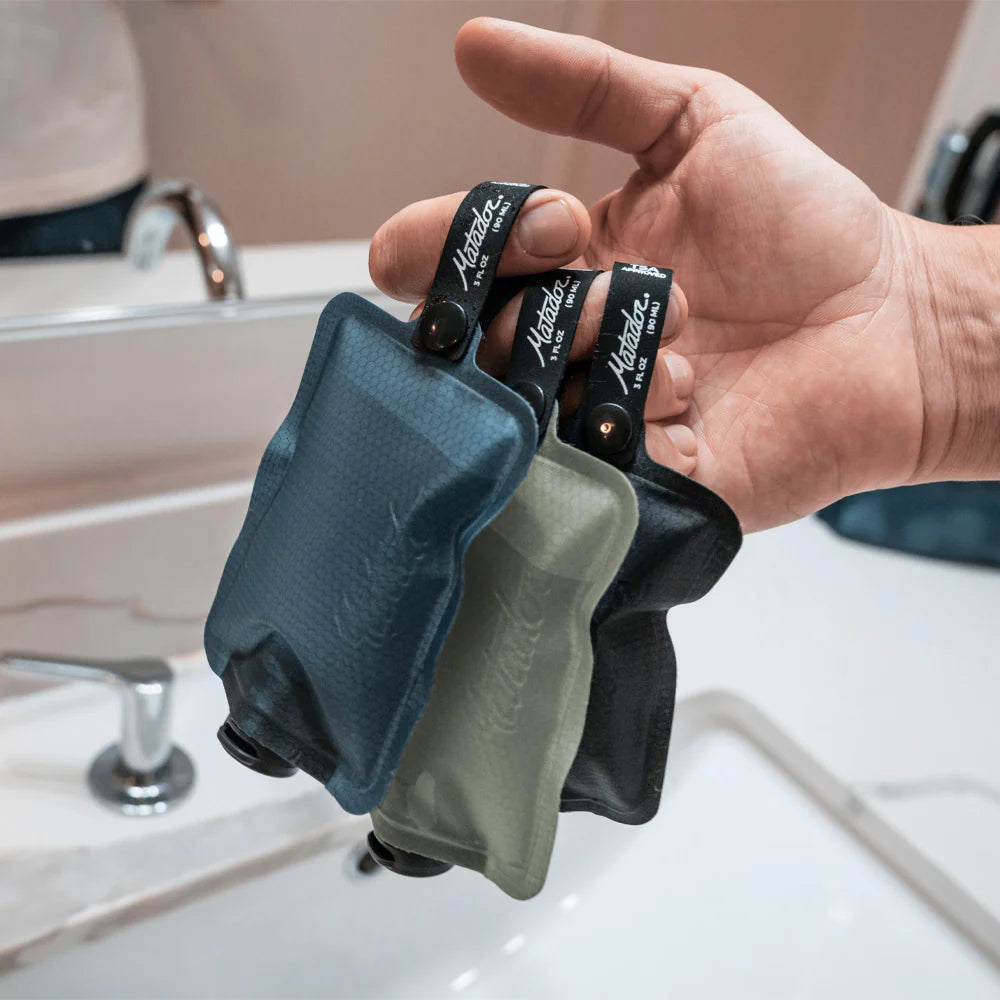Matador FlatPak™ 90 ml Toiletry Bottle Pack X3