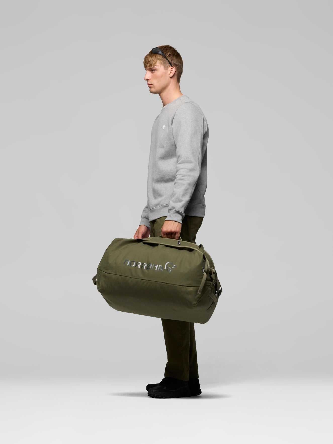 NORRØNA 70L ボストンバッグ オリーブグリーン Norrøna Duffel Bag 70L