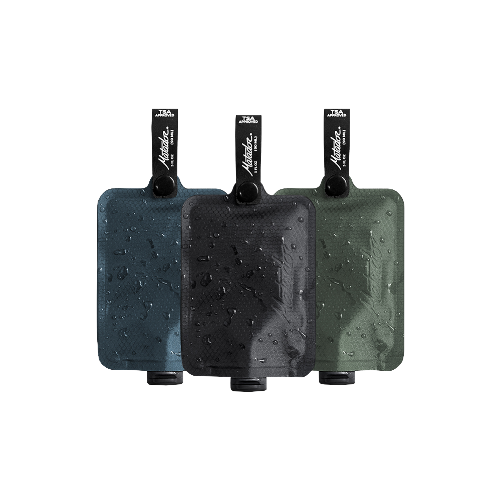 Matador FlatPak™ 90 ml Toiletry Bottle Pack X3